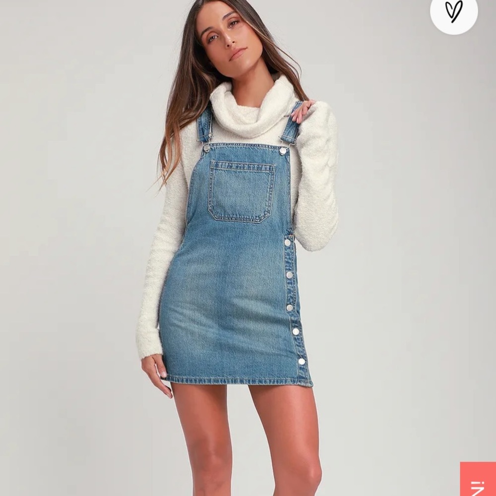 Free People Louise Light Denim Skirtall